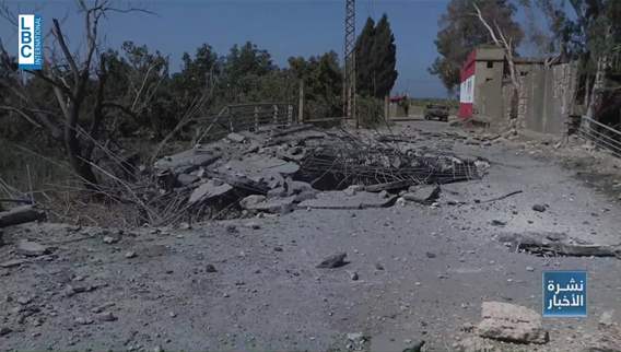  اال lbci عند جسر القاسمية المدمّر بالغارات...ضرب البنى التحتية مستمر