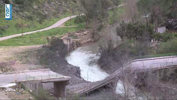   خارطة التوغل وتدمير البنى التحتية في جنوب لبنان