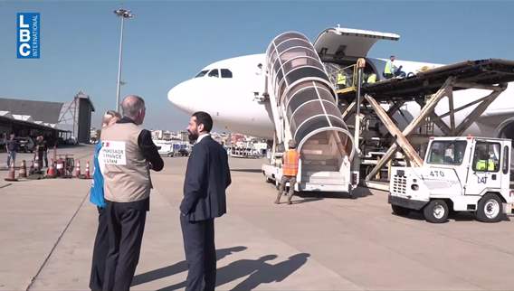 France delivers over 9 tons of humanitarian aid to Beirut