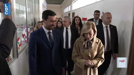 First Lady meets Akkar students in civics-focused school visit