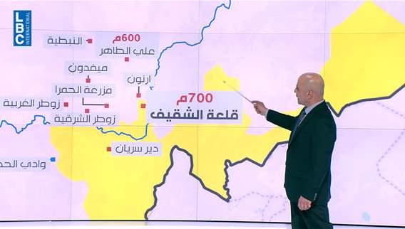 بعد ٢٦ عاماً اسرائيل تحتل قلعة الشقيف مجدداً واليكم خارطة التصعيد