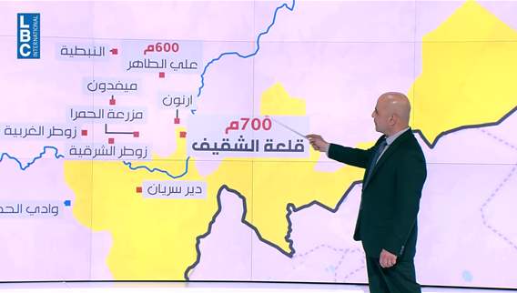 بعد ٢٦ عاماً اسرائيل تحتل قلعة الشقيف مجدداً واليكم خارطة التصعيد