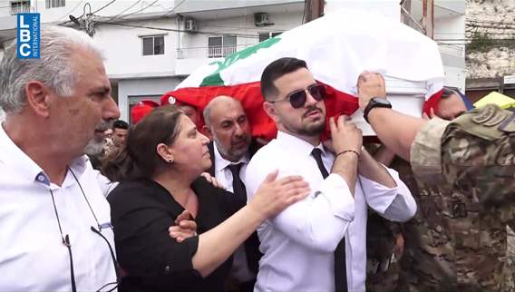 Emotional farewell in Jezzine: Major Eli Khoury and his comrades laid to rest after being killed in an Israeli strike