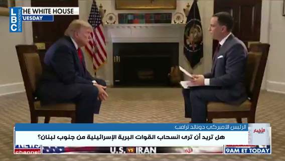  ترامب الرئيس السوريّ قد يكون أكثر دقة من إسرائيل في التعامل مع الحزب