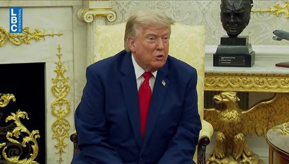 Trump says US working to resolve Hezbollah issue, signals support for Lebanese Army
