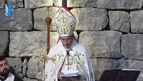 On the occasion of the beatification of Patriarch Elias Howayek, Patriarch Rahi presides over a Mass of thanksgiving