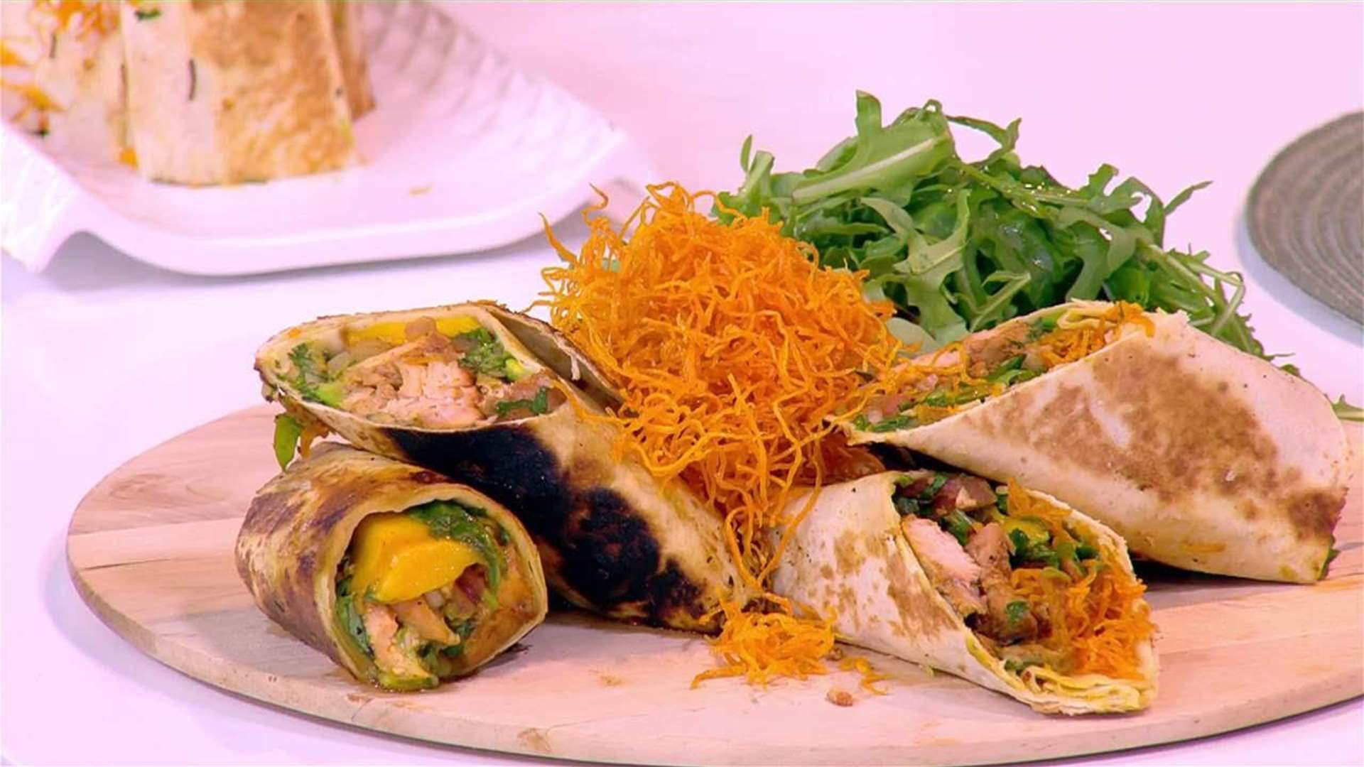 وجبة سريعة وغنية بالبروتين: تورتيلا السلمون مع الشيف حنا طويل